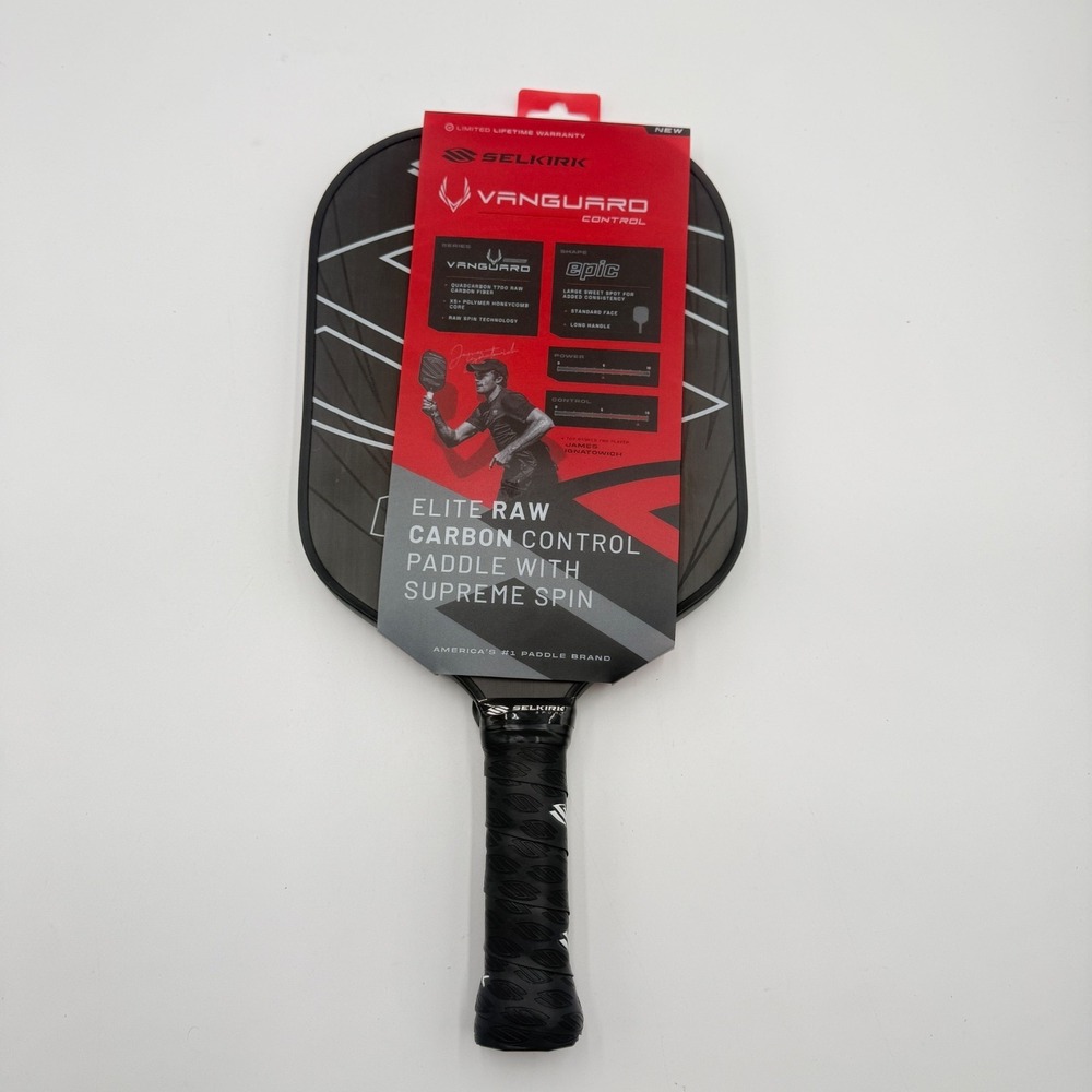 Selkirk VANGUARD Control EPIC Pickleball Paddle 7.8 Weight Retail $200 NEW